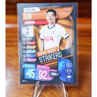 ภาพขนาดย่อของภาพหน้าปกสินค้าการ์ด​ Match Attax UEFA Champions League 2019/20 รุ่น SUPER BOOST STRIKERS (Run No.1-15) จากร้าน thanakulchai บน Shopee