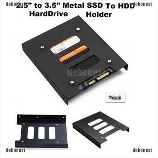 ภาพหน้าปกสินค้า[⭐ Dehonest] อะแดปเตอร์เมาท์ขาตั้งฮาร์ดไดรฟ์ SSD HDD โลหะ 2.5 นิ้ว เป็น 3.5 นิ้ว ที่เกี่ยวข้อง