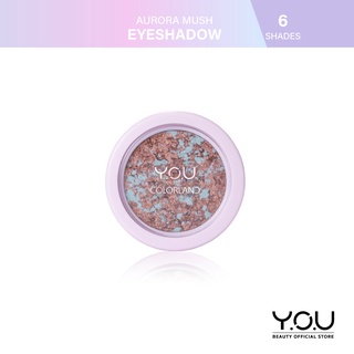 Y.O.U Colorland Aurora Muse Eyeshadow อายแชโดว์ เม็ดสีประกายหลายมิติ