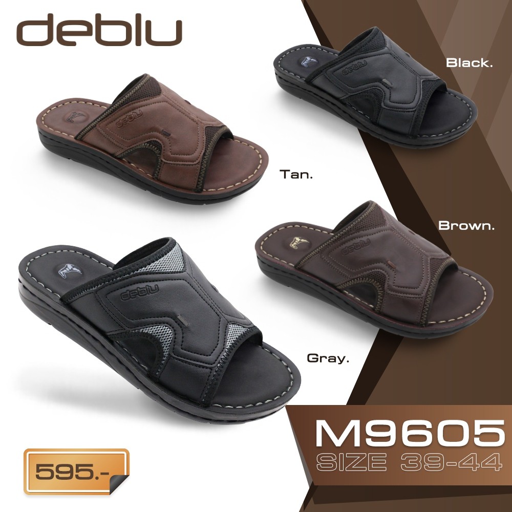 deblu-รองเท้าแตะเดอบลู-เพื่อสุขภาพ-รองเท้าลำลองผู้ชาย-รุ่น-m9605