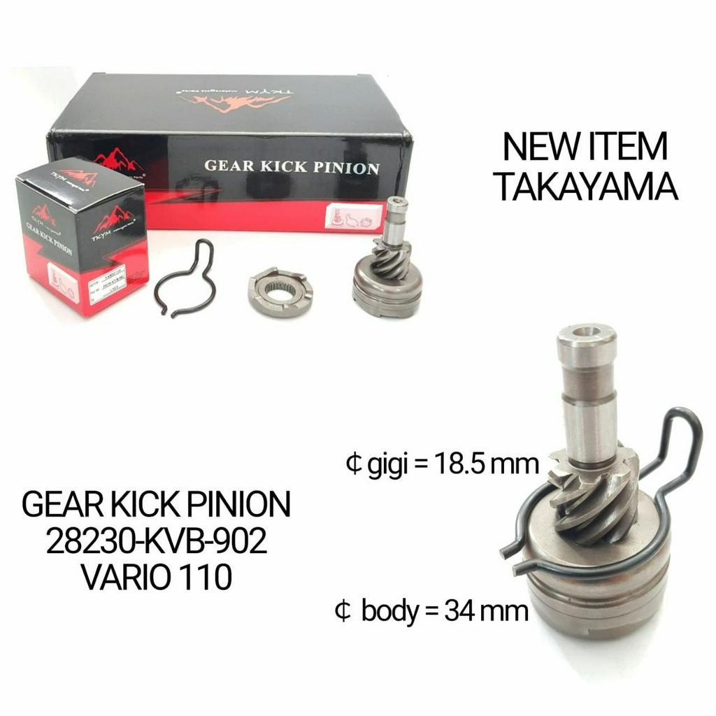 Takayama Pinion Gear/Pinion Gear Kick Starter Vario 110 (7T) Shopee