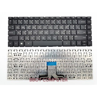 HP Keyboard คีย์บอร์ด HP Pavilion 14-CE ไทย-อังกฤษ