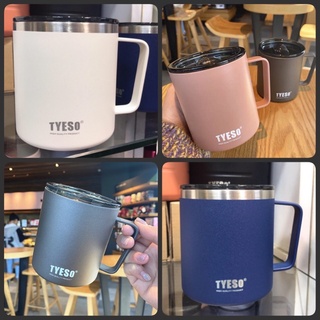 ใหม่ล่าสุดแก้ว Tyeso Mug ขนาด 13  oz. / 400 ml. งานเกรด 304 ตัวหนา ฝาปิดสนิท เก็บร้อนเย็นได้นานค่ะสินค้าถ่ายจากงานจริง