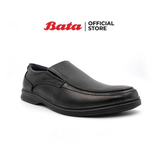 Bata MENS DRESS CAMPUS รองเท้าทำงานชาย/นักศึกษา แบบสวม สีดำ รหัส 8516484