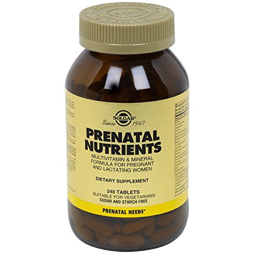 Solgar Prenatal Nutrients Multivitamin & Mineral วิตามินสำหรับหญิง ...