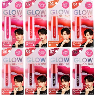 ราคาค่าส่งถูก!!! เคทีดอลล์ โกลว์ เจล ทินท์ ลิปทินท์เนื้อฉ่ำขนาด2.4g  Cathy Doll Glow Gel Tint 2.4g K2 มีให้เลือก 8 เฉดสี