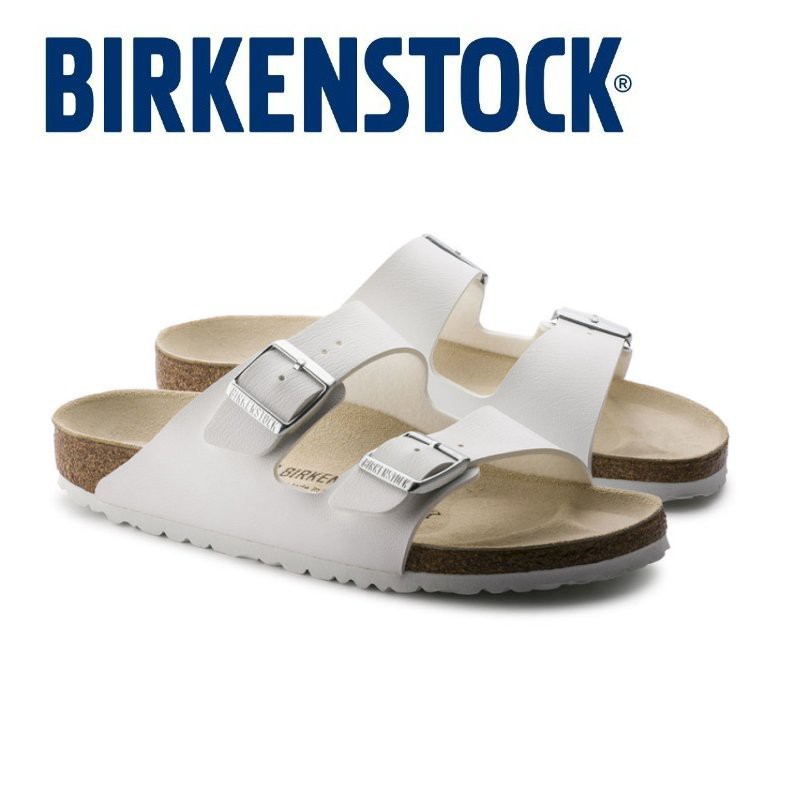 รองเท้าแตะ-birkenstock-classic-arizona-051733-051731-white-birko-flor-ผลิตในประเทศเยอรมนี