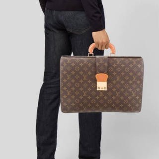 Louis Vuitton Monogram Serviette Fermoir Attache Briefcase 862944