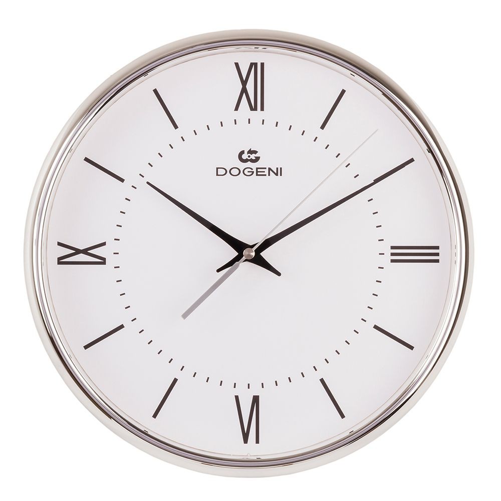 นาฬิกา-นาฬิกาแขวน-dogeni-wnp020sl-12-นิ้ว-สีเงิน-ของตกแต่งบ้าน-เฟอร์นิเจอร์-ของแต่งบ้าน-wall-clock-plastic-12-wnp020sl