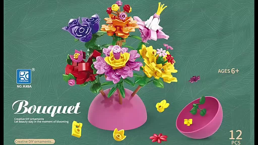 deethai-เลโก้ดอกไม้-จัดส่งแบบคละแบบ-เป็นของขวัญวันเกิด-ของเล่น-ของขวัญวันเกิด-educational-toys