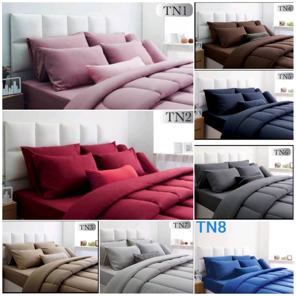 the-nine-ชุดผ้าปูที่นอน-6-ฟุต-ผ้านวมเย็บติด