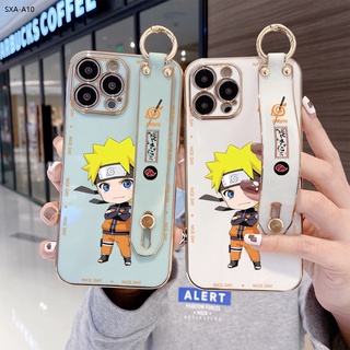 Compatible With Samsung Galaxy A10 A10S A52 A52S A22 A02 A02S M02 A20S A20 A30 A30S A50 A50S 4G 5G เคสซัมซุง สำหรับ Case Naruto Uzumaki Wrist Strap TPU เคส เคสโทรศัพท์ เคสมือถือ