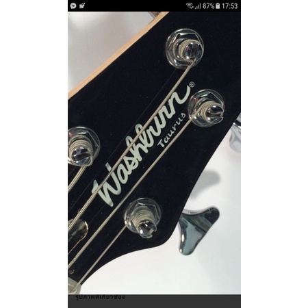 โลโก้หัวกีต้าร์-washburn-taurus-silver-metallic