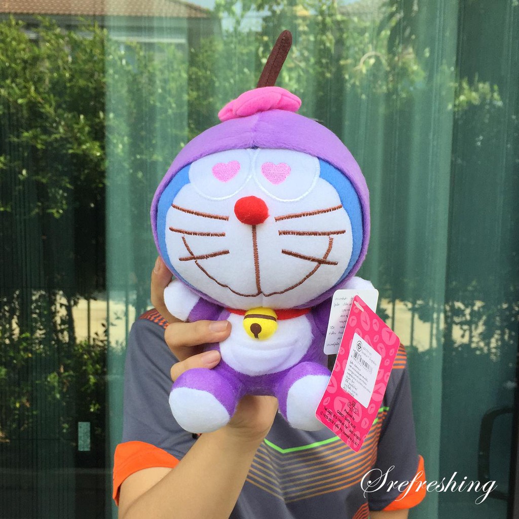 ตุ๊กตาโดเรม่อน-ฟรุ๊ตตี้-doraemon-7-นิ้ว-ลิขสิทธิ์แท้ตุ๊กตาของเล่น