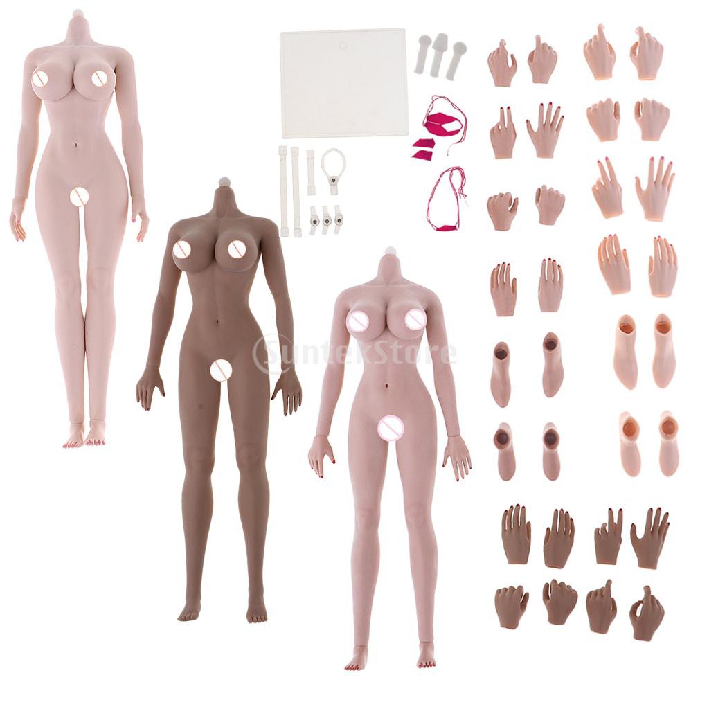 1:6 Full Silicone Flexible Large Bust Female Figure Body | Shopee Thailand