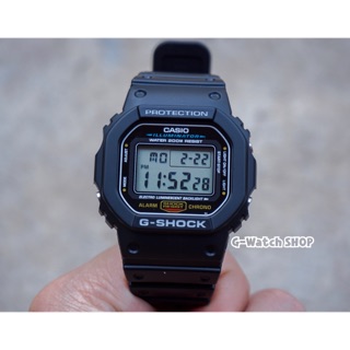 G-SHOCK เหลี่ยมดำ รุ่นคลาสสิค" DW-5600E-1V, DW-5600E, DW-5600E-1