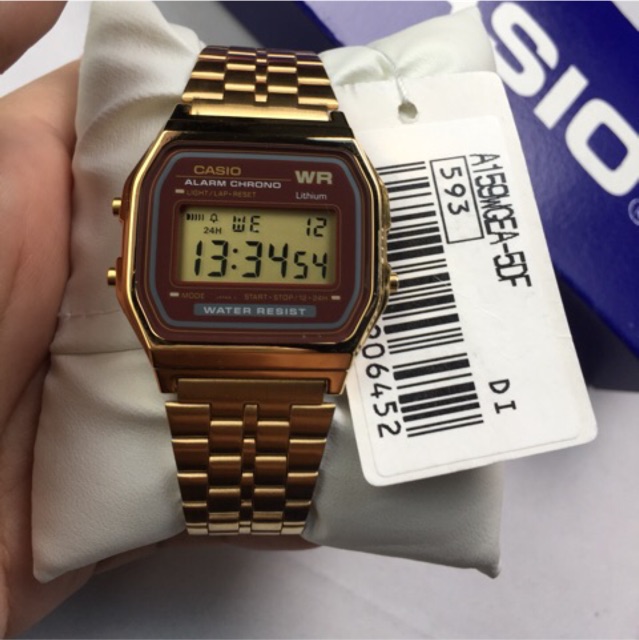 นาฬิกาข้อมือ-casio-standard-digital-รุ่น-a159wgea-5-นาฬิกาข้อมือสำหรับชาย-หญิง