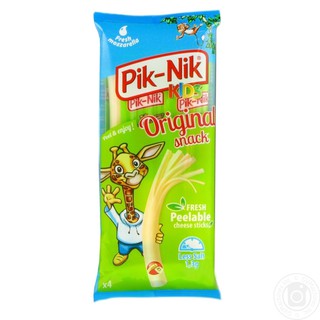 ภาพหน้าปกสินค้าPik Nik Cheese Stick 80 g. ชีสแท่งสำหรับเด็ก คุณประโยชน์สูง โปรตีนสูง (PN03) ที่เกี่ยวข้อง