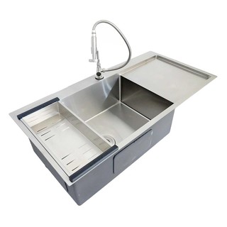 Embedded sink SINK BUILT 1BOWL 1DRIAN AXIA TRITON 10050 Sink device Kitchen equipment อ่างล้างจานฝัง ซิงค์ฝัง 1หลุม 1ที่