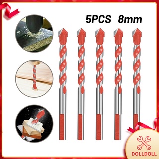 BITS ดอกสว่านเจาะกระจกเซรามิก 6 มม . / 8 มม . 5 ชิ้น / ชุดดอกสว่านเจาะปูนชุดดอกสว่านดอกสว่านเจาะไม้ดอกสว่านโรตารี่