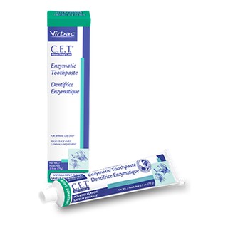 [โค้ดลดเพิ่ม 20% ไม่มีขั้นต่ำ SMAPAYDAY200] Virbac CET Enzymatic toothpaste Vanila-Mint Flavor 70 g.