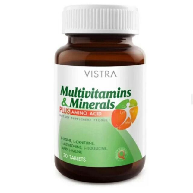 วิสทร้า-มัลติวิตามินและแร่ธาตผสม-30เม็ด-vistra-multivitamins-amp-minerals
