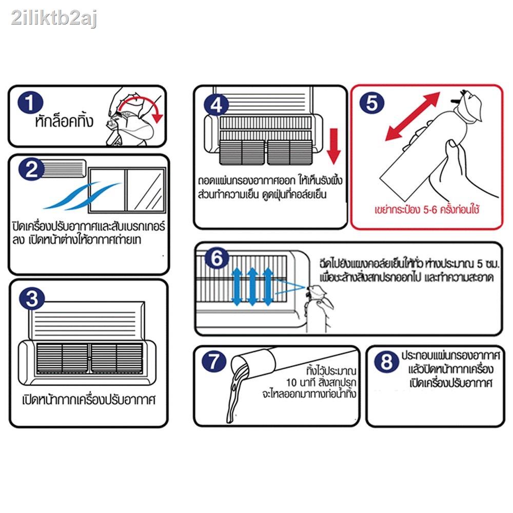 สเปรย์ทำความสะอาดเครื่องปรับอากาศ-แอร์คอน-คลีนเนอร์-สเปรย์-ล้างฝุ่น-pm2-5-ขนาด-370-มล-air-con-cleaner-spray-370ml