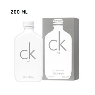 (200 ml) CALVIN KLEIN ck all EDT  200 ml กล่องซีล