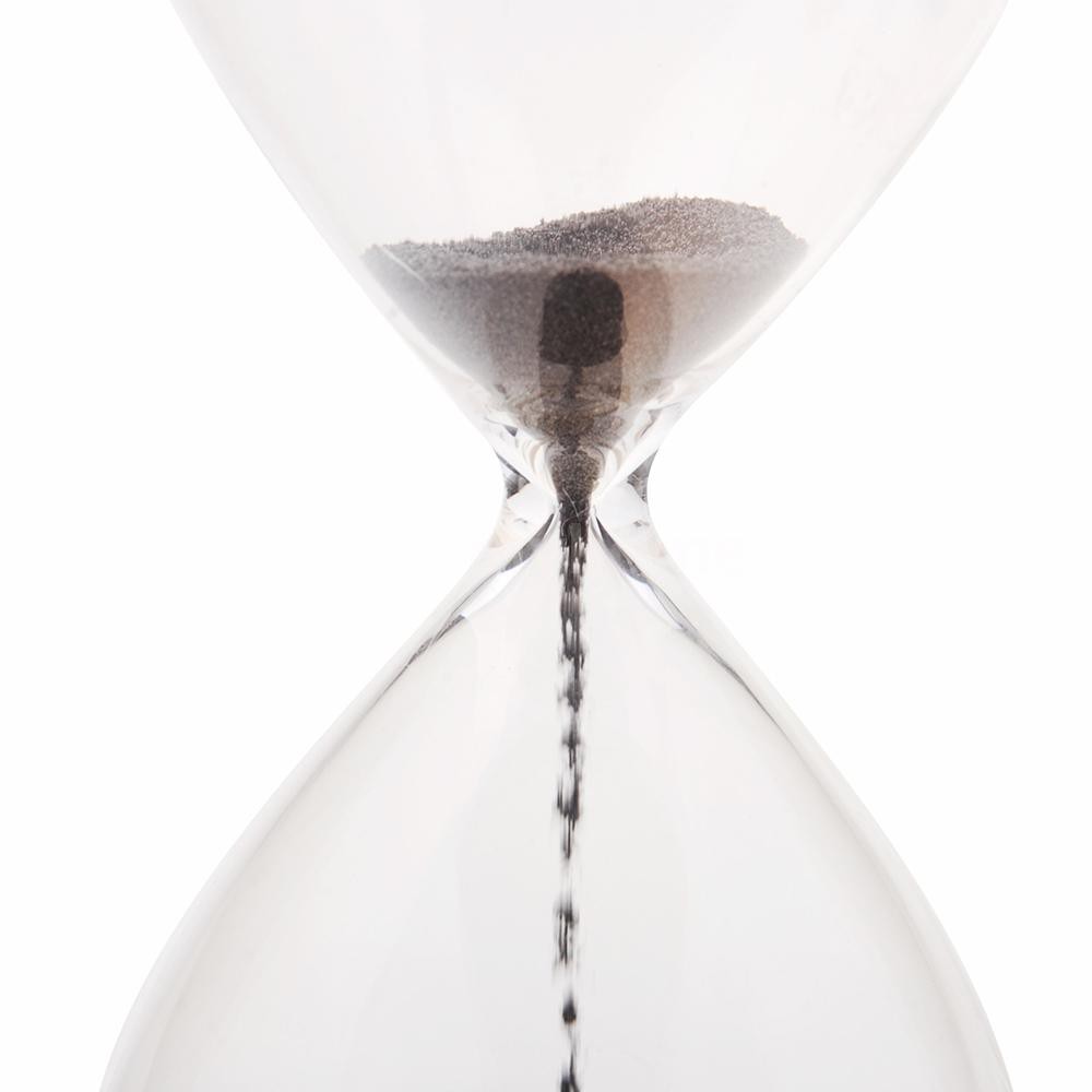 ภาพหน้าปกสินค้านาฬิกาทราย แม่เหล็ก จับเวลา สีดํา 1 ชิ้น จากร้าน myhome.th บน Shopee