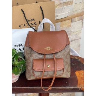 COACH PENNIE BACKPACK 22 IN SIGNATURE CANVAS(C4120)