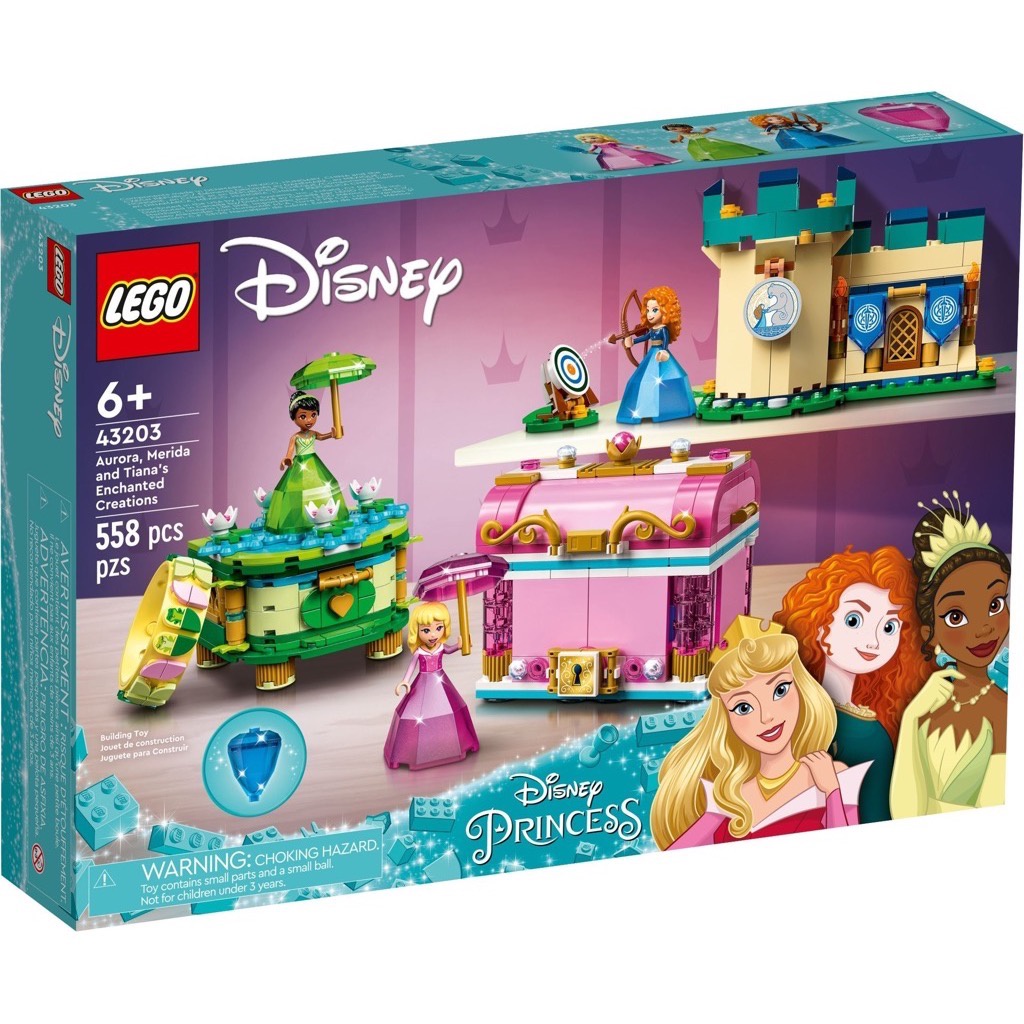 lego-disney-43203-aurora-merida-and-tiana-s-enchanted-creations-ของแท้