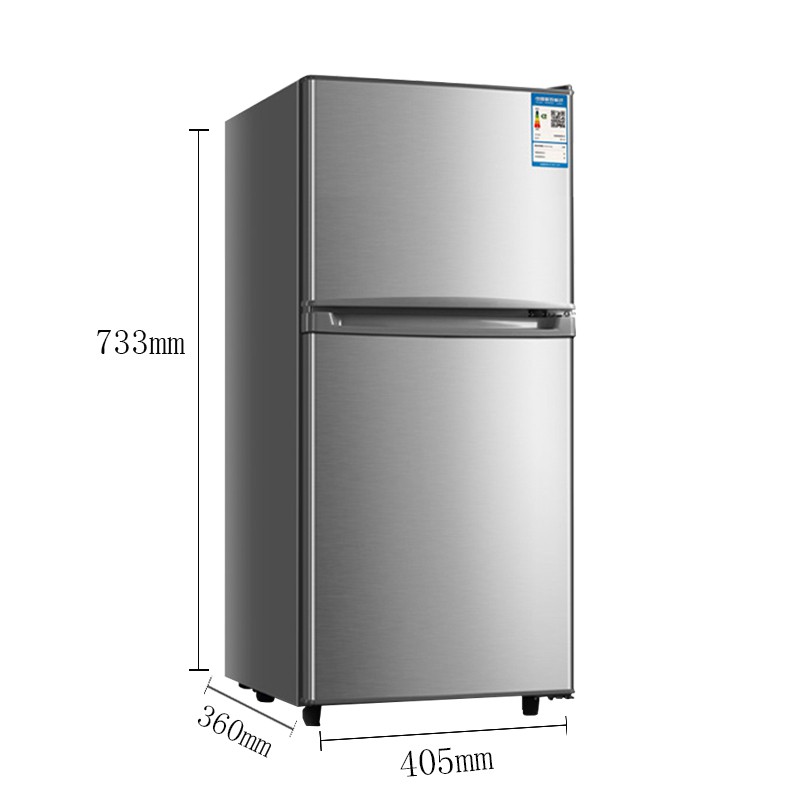 ภาพสินค้า2023ตู้เย็น Refrigerator ตู้เย็นมินิ 2 ประตู ตู้เย็นขนาดเล็ก ช่องฟรีซ 4.2Q ความจุ 98L สามารถใช้ได้ในบ้าน หอพัก ที่ทำงาน จากร้าน snowpearr บน Shopee ภาพที่ 9