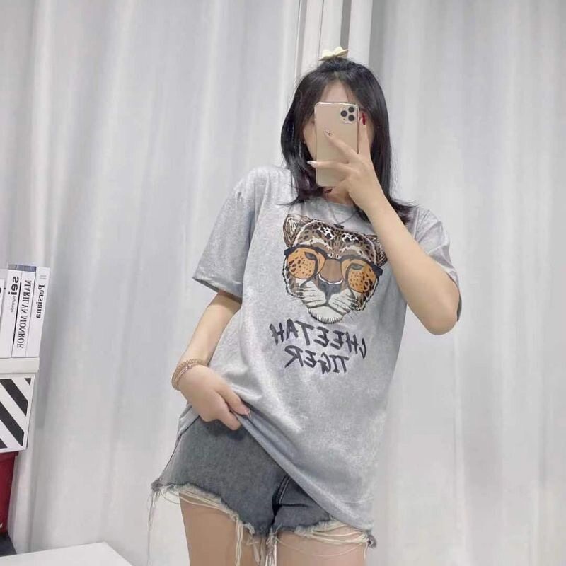 hot-sale-เสื้อยืดโอเวอร์ไซส์-สกรีนลายเสือ-tiger-ผ้านุ่มไม่ย้วย-เสื้อคอกลม-oversize