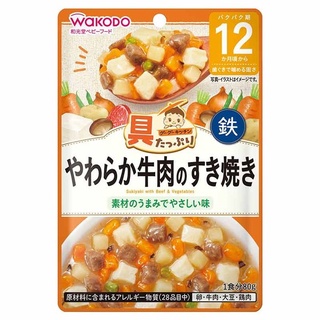 ภาพหน้าปกสินค้าW12.14 สุกี้ยากี้เนื้อและผัก (อาหารเด็กสำเร็จรูป WAKODO สำหรับเด็ก 12 เดือนขึ้นไป) ที่เกี่ยวข้อง