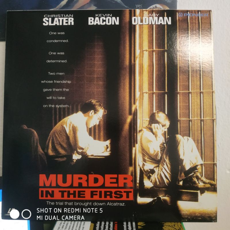 แผ่น-laserdisc-murder-in-the-first-kevin-bacon-หนังดี-น่าสะสม-แผ่นสวยใส