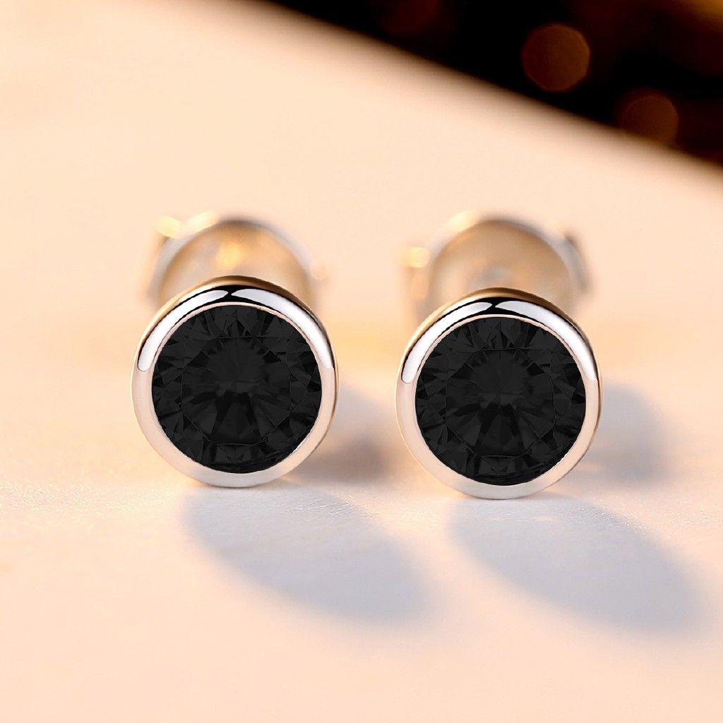 เดี่ยวเพชร-bezel-stud-earrings-ชุบทองคำขาว-18k-ทองคำขาวทองคำขาว-moissanite-กะรัตผู้หญิงต่างหูเพชร-de2-799