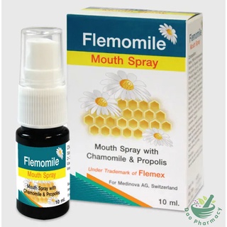 flemomil mouth spray 10 ml แก้เจ็บคอแก้ไอ