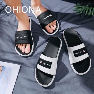 Ohiona. รองเท้าแตะ รองเท้าแตะลําลอง Pvc แฟชั่น แบบนิ่ม ใส่สบาย สําหรับผู้ชาย และผู้หญิง