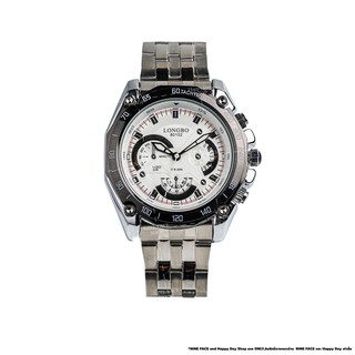 ภาพขนาดย่อของภาพหน้าปกสินค้าLongbo นาฬิกาผู้ชาย กันน้ำ รุ่น GP9174 Black and White พร้อมซองนาฬิกาสุดหรู (คละสี) จากร้าน classybkk บน Shopee