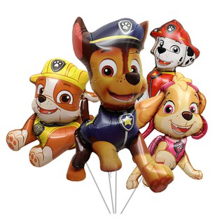 ลูกโป่งฟอยล์ฮีเลียมรูปทรง Paw Patrol ขนาดใหญ่อุปกรณ์สําหรับตกแต่งงานปาร์ตี้