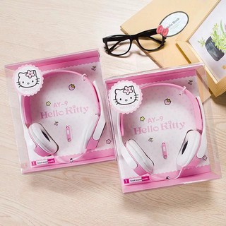 หูฟังเกาหลีน่ารัก รุ่น AY10 Doraemmon , AY11 Hello Kitty คิตตี้ Microphone ในตัว