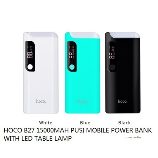 พาวเวอร์แบงค์ แบตสำรอง Hoco B27 15,000 mAh | Shopee Thailand