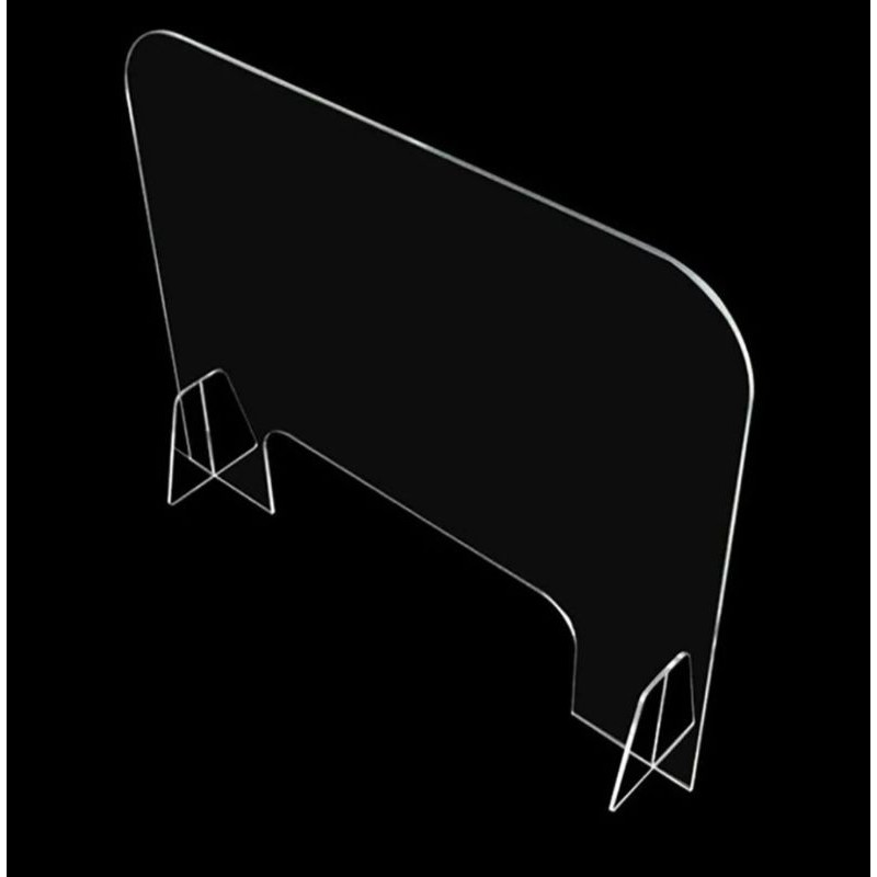ฉากกั้นอะคริลิคใส-ฉากกั้นกันละออง-40x45ซม