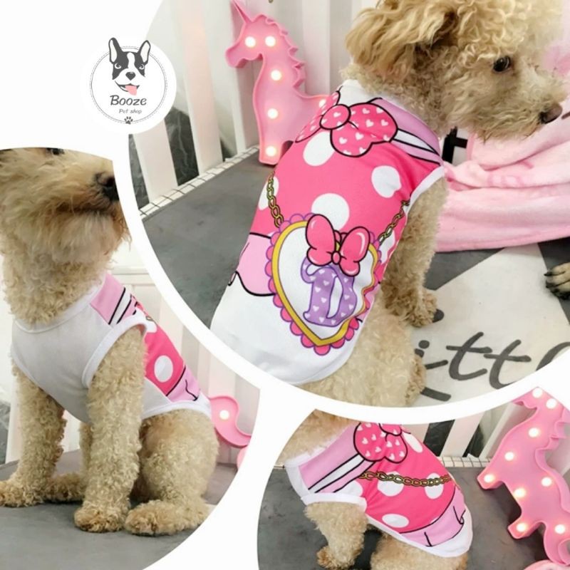 ภาพสินค้าร้านไทย ️ เสื้อหมา เสื้อแมว เสื้อผ้าสัตว์เลี้ยง (มีไซส์ 1-6) ลายน่ารักสีสด จากร้าน boozepetshop บน Shopee ภาพที่ 7