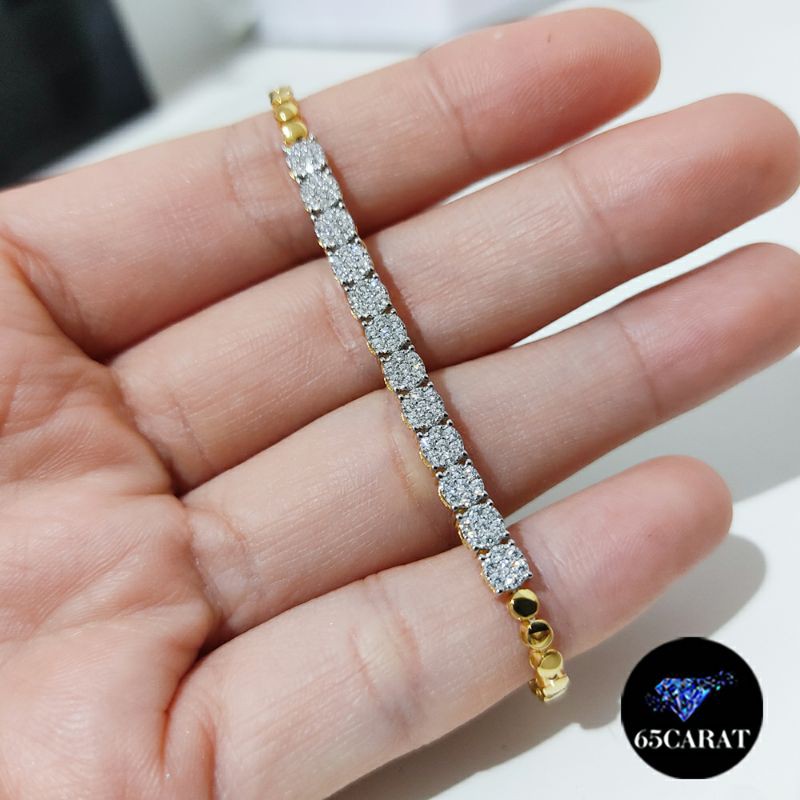 65carat-สร้อยเทนนิส-0-75-กะรัต-เพชรแท้น้ำ100-ทองคำแท้-9k