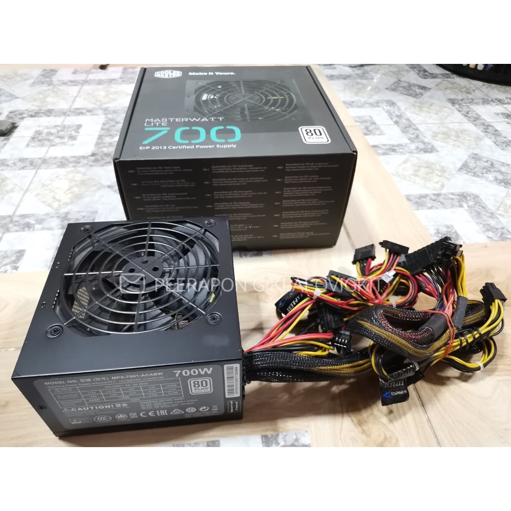 PSU COOLER MASTER Masterwatt Lite 700W | Shopee Thailand