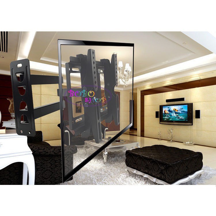 ขาแขวนทีวี-ขายึดจอ-lcd-led-tv-14-40-ยืดได้-ติดผนัง-full-swivel-tilt-led-lcd-tv-s-wall-mount-รุ่น-v-201