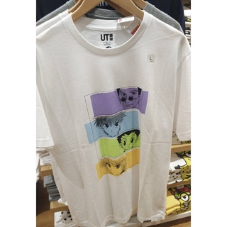 [S-5XL] เสื้อยืดแขนสั้น พิมพ์ลายการ์ตูนอนิเมะ Uniqlo Uniqlo สําหรับผู้ชาย