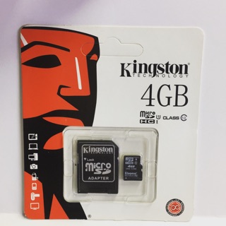 Memory Card Micro SD 4GB Kingston CLASS10