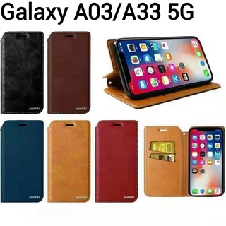 A13 LTE 4G/A13 Lite 4G/M23เคสฝาพับSamsung Galaxy A04/A23/A53/A73/A13 5G/4G/A33/A03กระเป๋าเปิดปิดแบบแม่เหล็ก เก็บนามบัตรไ